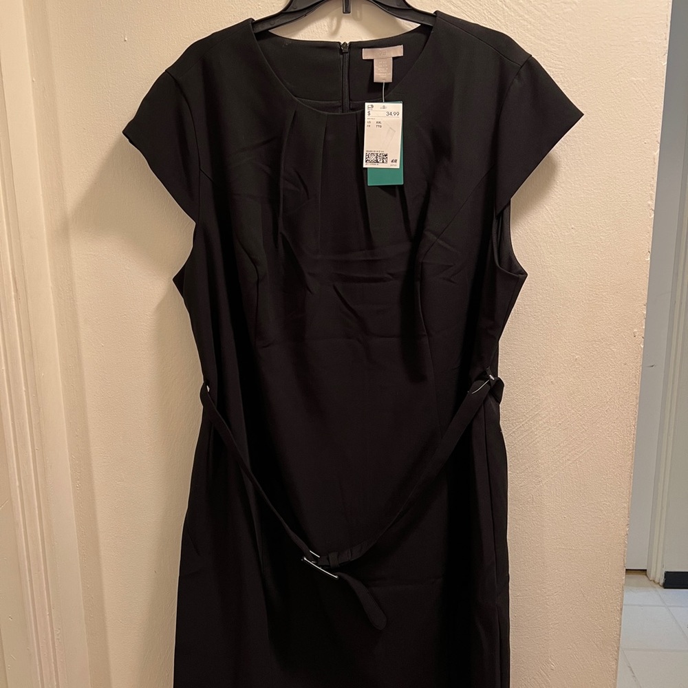 H&M womens black dress